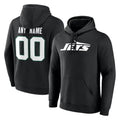 MyBoyd Custom NY.Jets Black LOGO Pullover Hoodies Limited Game Any Name & Numbers Stitched Jerseys