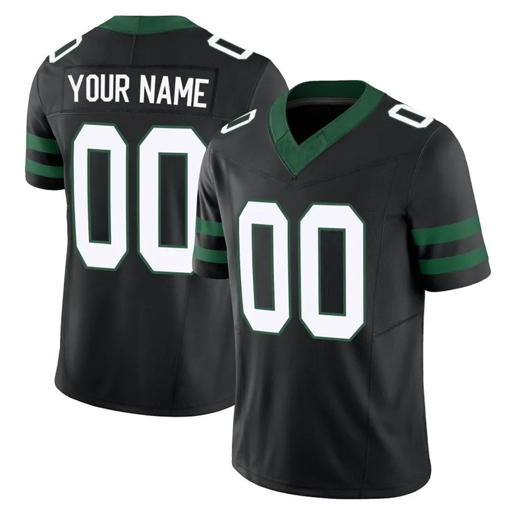 MyBoyd Custom NY.Jets Black Limited Legacy Vapor F.U.S.E. Home Game Any Name & Numbers Stitched Jerseys