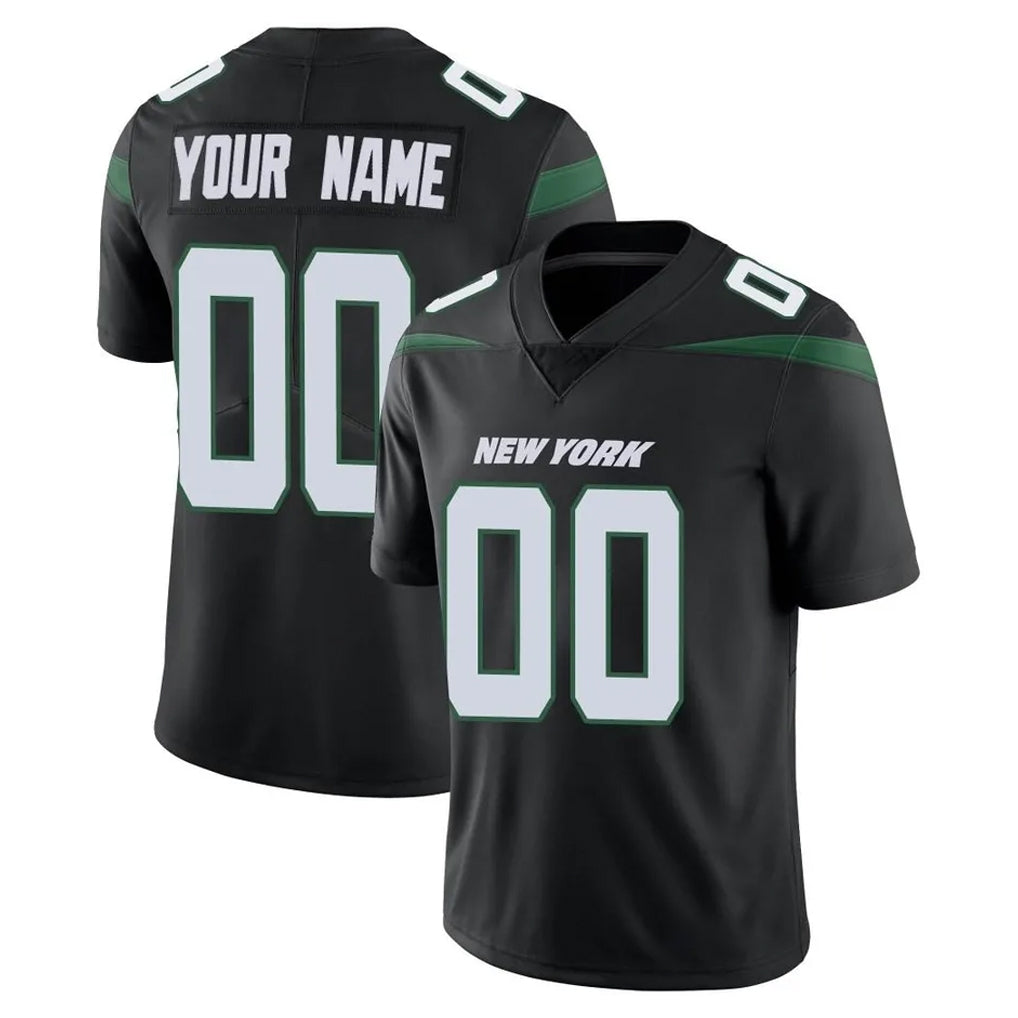 MyBoyd Custom NY.Jets Black Limited Vapor Home Game Any Name & Numbers Stitched Jerseys