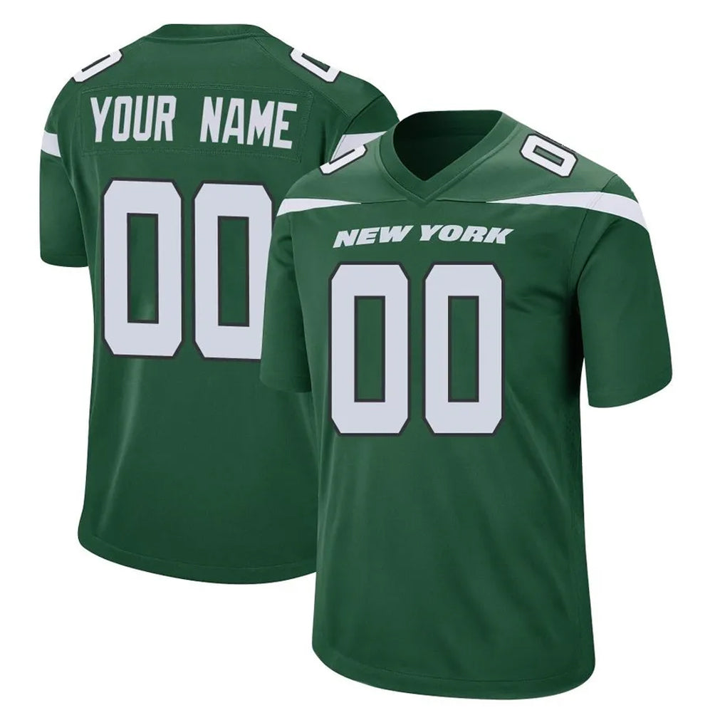 MyBoyd Custom NY.Jets Green Home Game Any Name & Numbers Stitched Jerseys