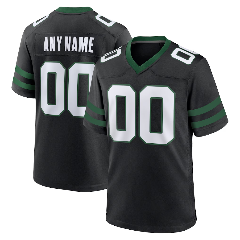 MyBoyd Custom NY.Jets Legacy Black Alternate Game Stitched Jerseys