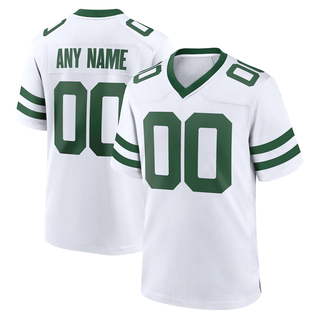 MyBoyd Custom NY.Jets Legacy White Alternate Game Stitched Jerseys