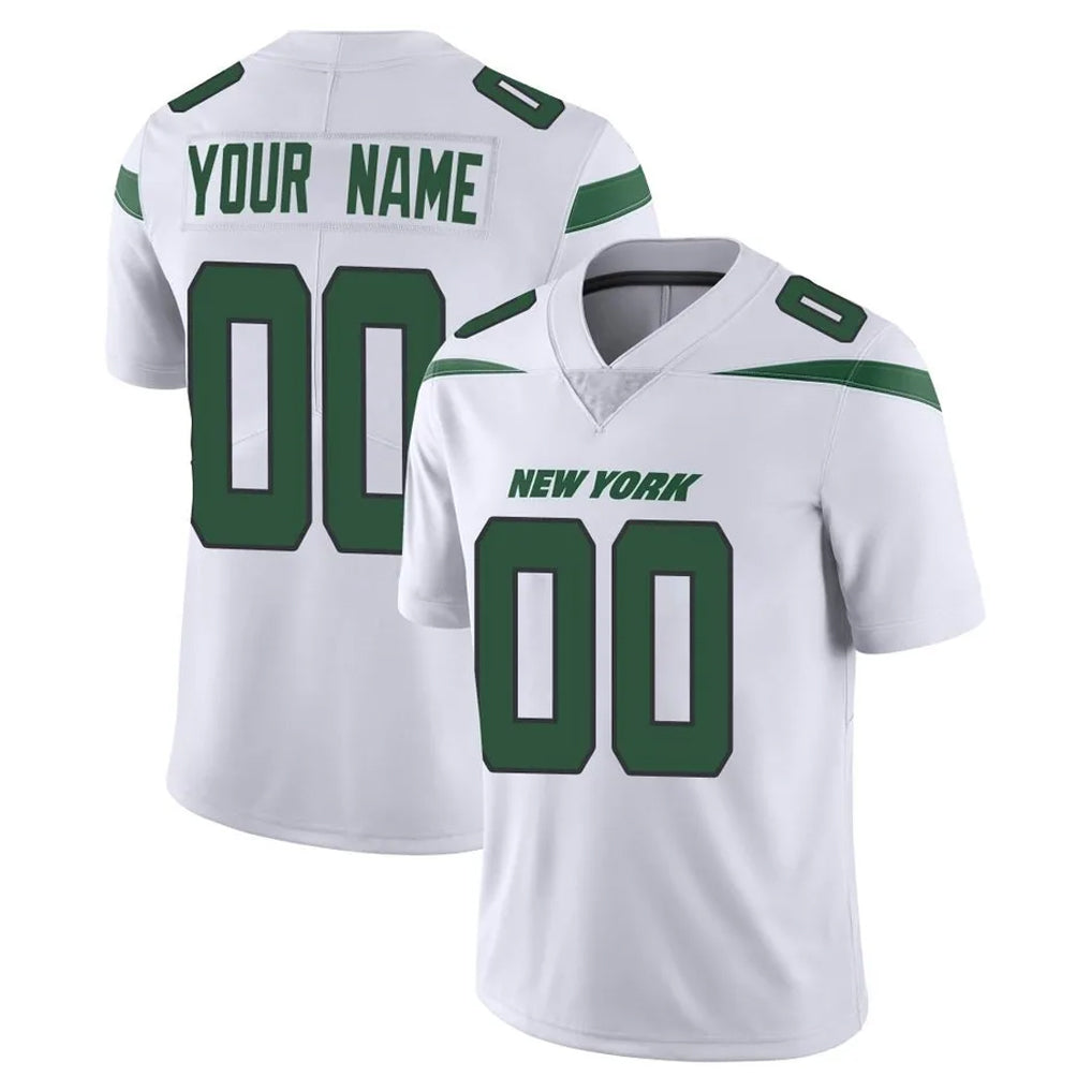 MyBoyd Custom NY.Jets White Spotlight Limited Vapor Home Game Any Name & Numbers Stitched Jerseys
