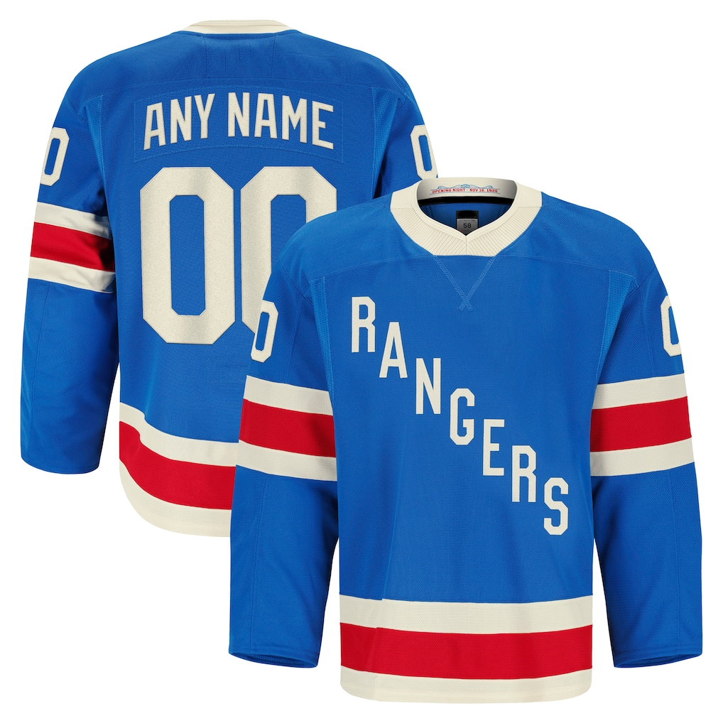 MyBoyd Custom NY.Rangers Blue Centennial Authentic Pro Jerseys