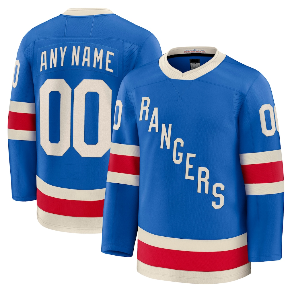 MyBoyd Custom NY.Rangers Blue Centennial Premium Jerseys