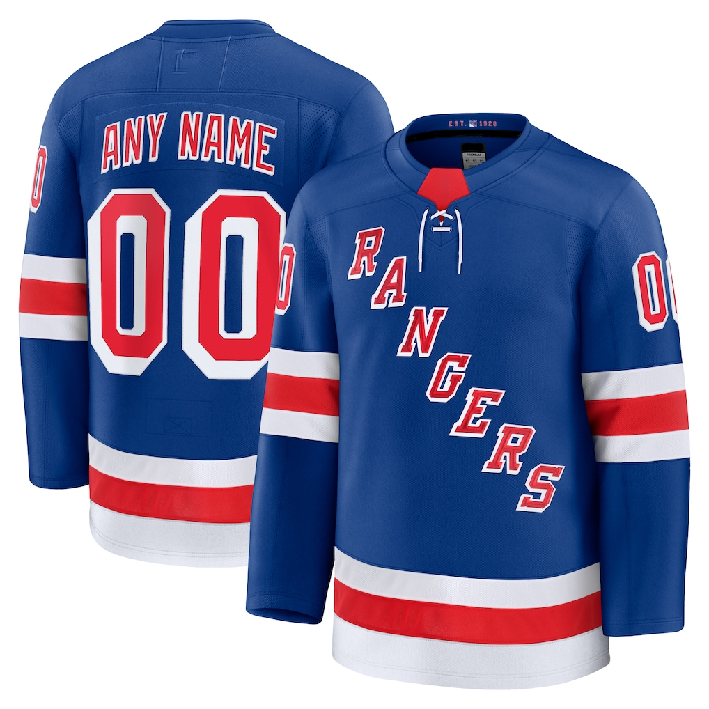 MyBoyd Custom NY.Rangers Royal Home Premium Jerseys