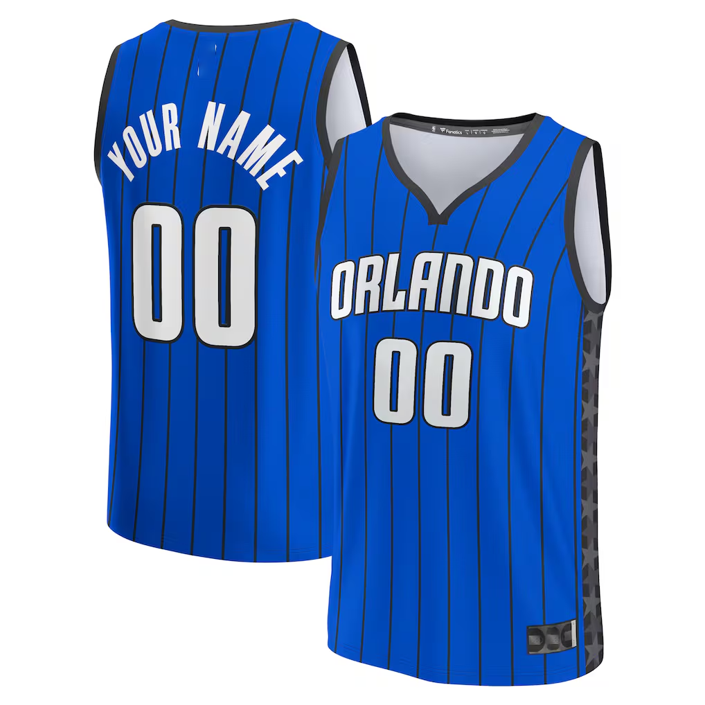 MyBoyd Custom O.Magic Blue Fast Break Jerseys - Statement Edition