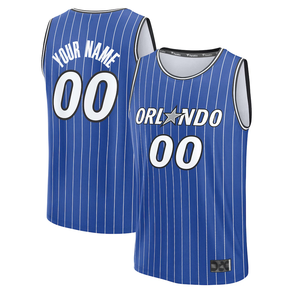 MyBoyd Custom O.Magic Blue Fast Break Replica Jerseys - Icon Edition