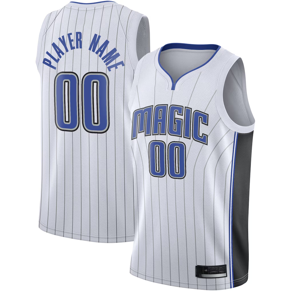 MyBoyd Custom O.Magic White 202021 Swingman Jerseys - Association Edition
