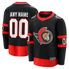 MyBoyd Custom O.Senators Black Home Breakaway Jerseys