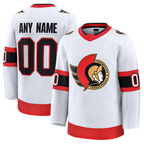 MyBoyd Custom O.Senators White Away Premium Jerseys
