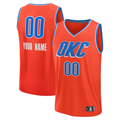 MyBoyd Custom OC.Thunder Orange Swingman Stitched Jerseys - Icon Edition