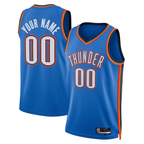 MyBoyd Custom OC.Thunder Blue Fast Break Stitched Jerseys- Statement Edition