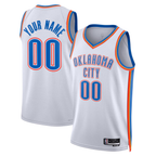MyBoyd Custom OC.Thunder White Swingman Stitched Jerseys- Association Edition