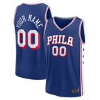 MyBoyd Custom P.76ers Blue Fast Break Jerseys - Icon Edition