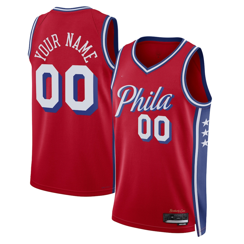 MyBoyd Custom P.76ers Red 202223 Swingman Jerseys - Statement Edition