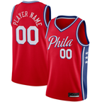 MyBoyd Custom P.76ers Red Swingman Jerseys - Statement Edition