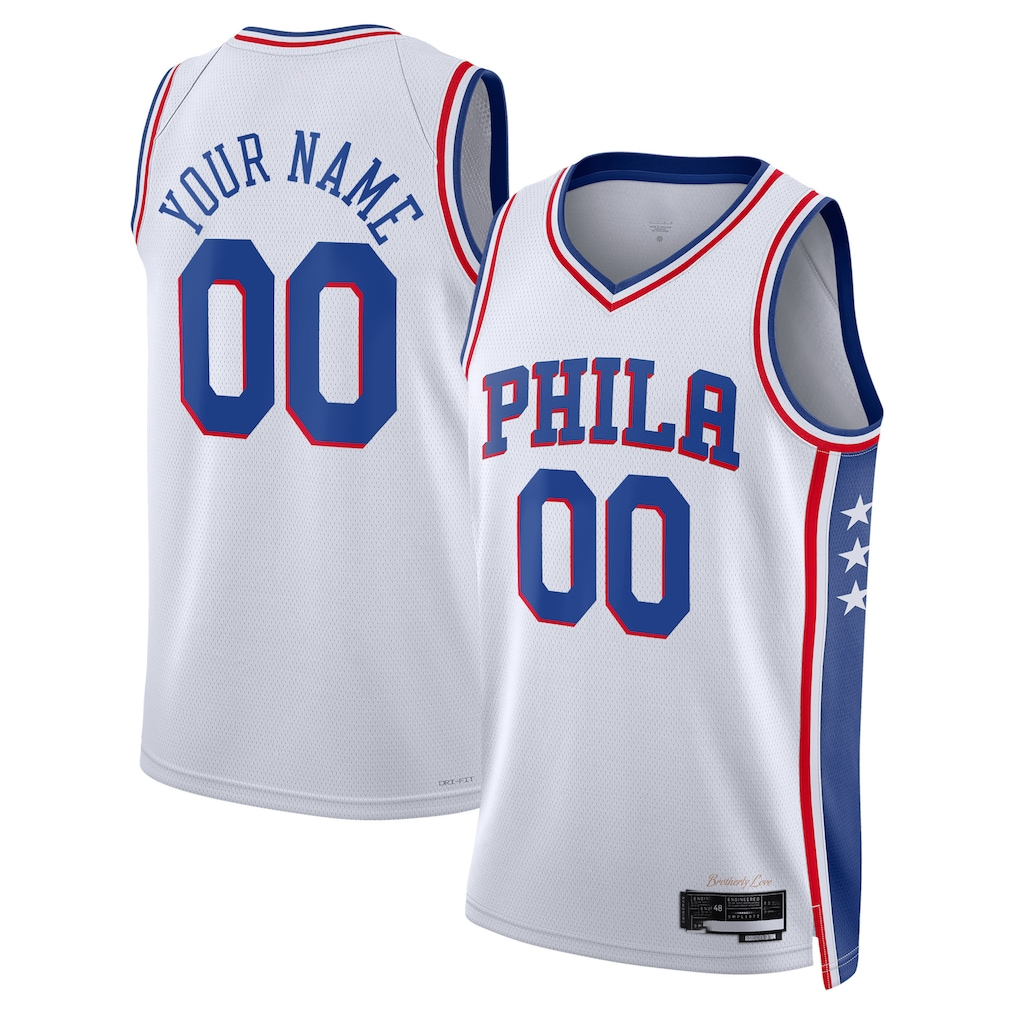 MyBoyd Custom P.76ers White 202223 Swingman Jerseys - Association Edition