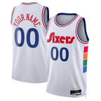 MyBoyd Custom P.76ers White 202425 Swingman Jerseys - City Edition