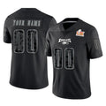 MyBoyd Custom P.Eagles Black Fashion Super Bowl LIX Home Game Any Name & Numbers Stitched Jerseys