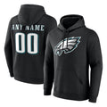 MyBoyd Custom P.Eagles Black LOGO Pullover Hoodies Home Game Any Name & Numbers Stitched Jerseys