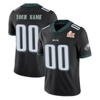 MyBoyd Custom P.Eagles Black Limited Vapor Untouchable Super Bowl LIX Home Game Any Name & Numbers Stitched Jerseys
