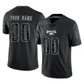 MyBoyd Custom P.Eagles Black Reflective Limited Home Game Any Name & Numbers Stitched Jerseys