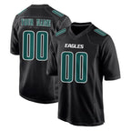 MyBoyd Custom P.Eagles Carbon Black Fashion Home Game Any Name & Numbers Stitched Jerseys