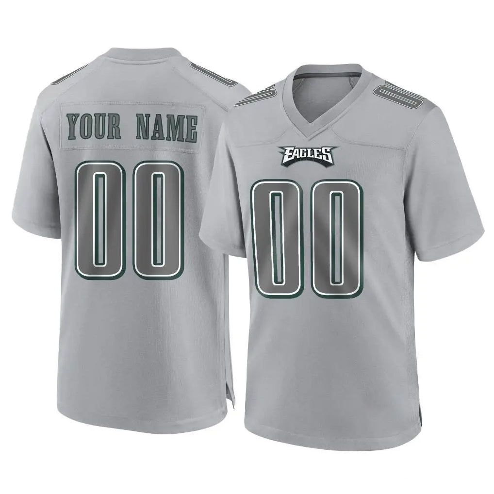 MyBoyd Custom P.Eagles Gray Atmosphere Fashion Home Game Any Name & Numbers Stitched Jerseys