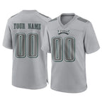 MyBoyd Custom P.Eagles Gray Atmosphere Fashion Home Game Any Name & Numbers Stitched Jerseys