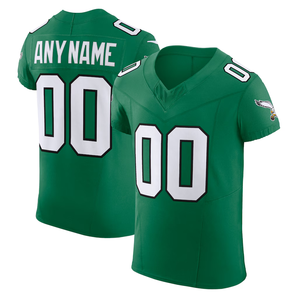 MyBoyd Custom P.Eagles Kelly Green 2nd Alternate Vapor F.U.S.E. Elite Stitched Jerseys