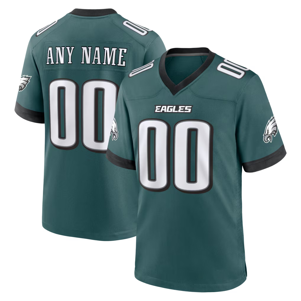 MyBoyd Custom P.Eagles Midnight Green Team Stitched Jerseys