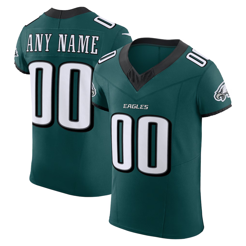 MyBoyd Custom P.Eagles Midnight Green Team Vapor F.U.S.E. Elite Stitched Jerseys
