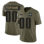 MyBoyd Custom P.Eagles Olive 2025 Salute To Service Limited Any Name & Numbers Stitched Jerseys