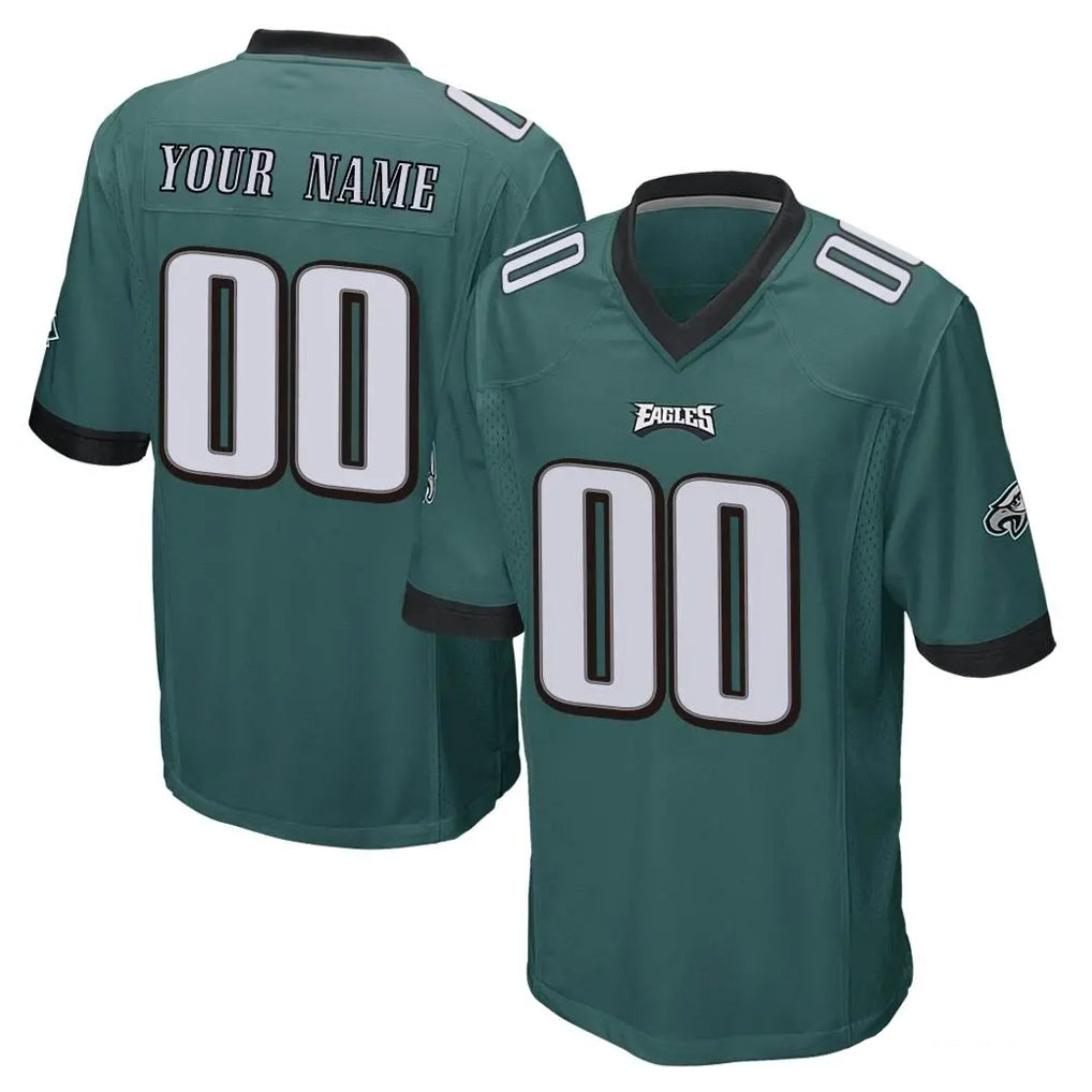 MyBoyd Custom P.Eagles Team Color Green Home Game Any Name & Numbers Stitched Jerseys