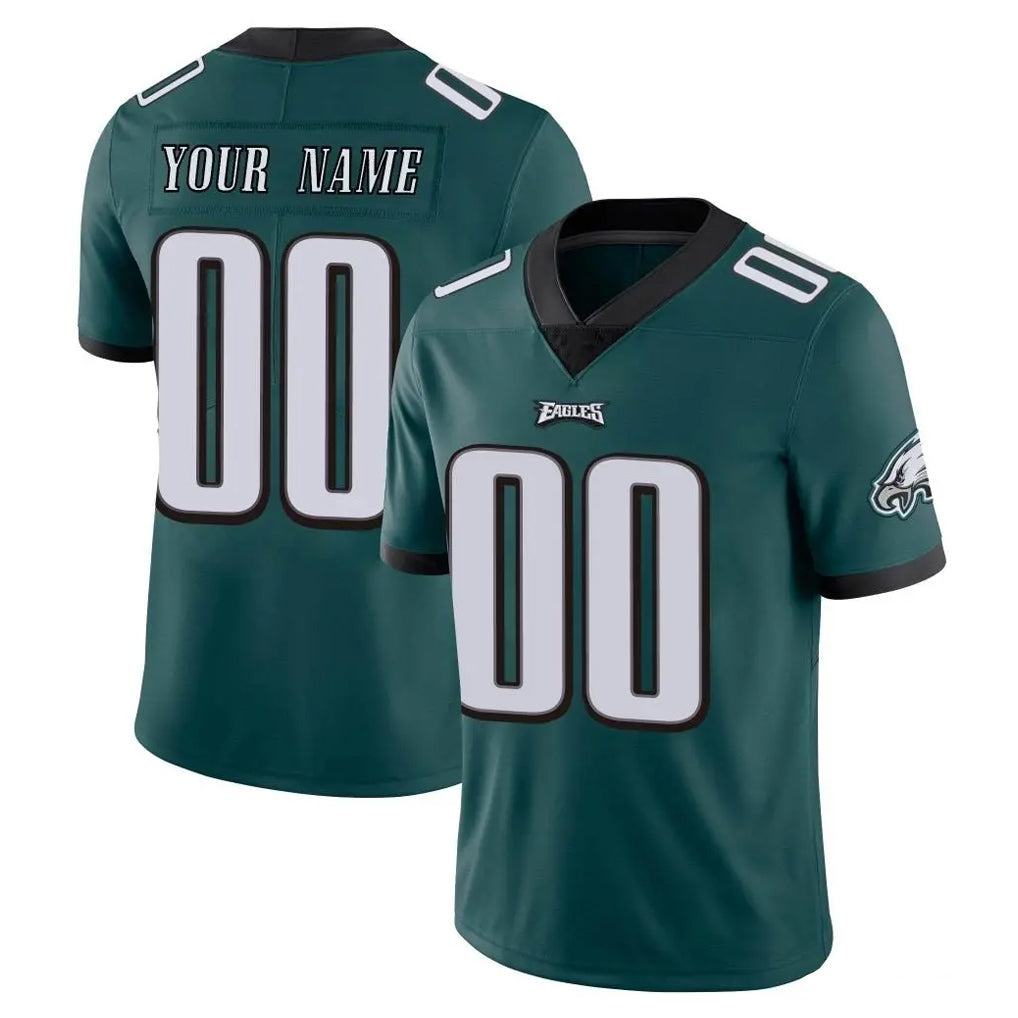 MyBoyd Custom P.Eagles Team Color Green Vapor Untouchable Home Game Any Name & Numbers Stitched Jerseys