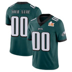 MyBoyd Custom P.Eagles Team Color Green Vapor Untouchable Super Bowl LIX Home Game Any Name & Numbers Stitched Jerseys