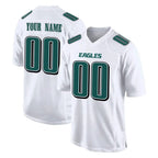 MyBoyd Custom P.Eagles White Tundra Fashion Home Game Any Name & Numbers Stitched Jerseys