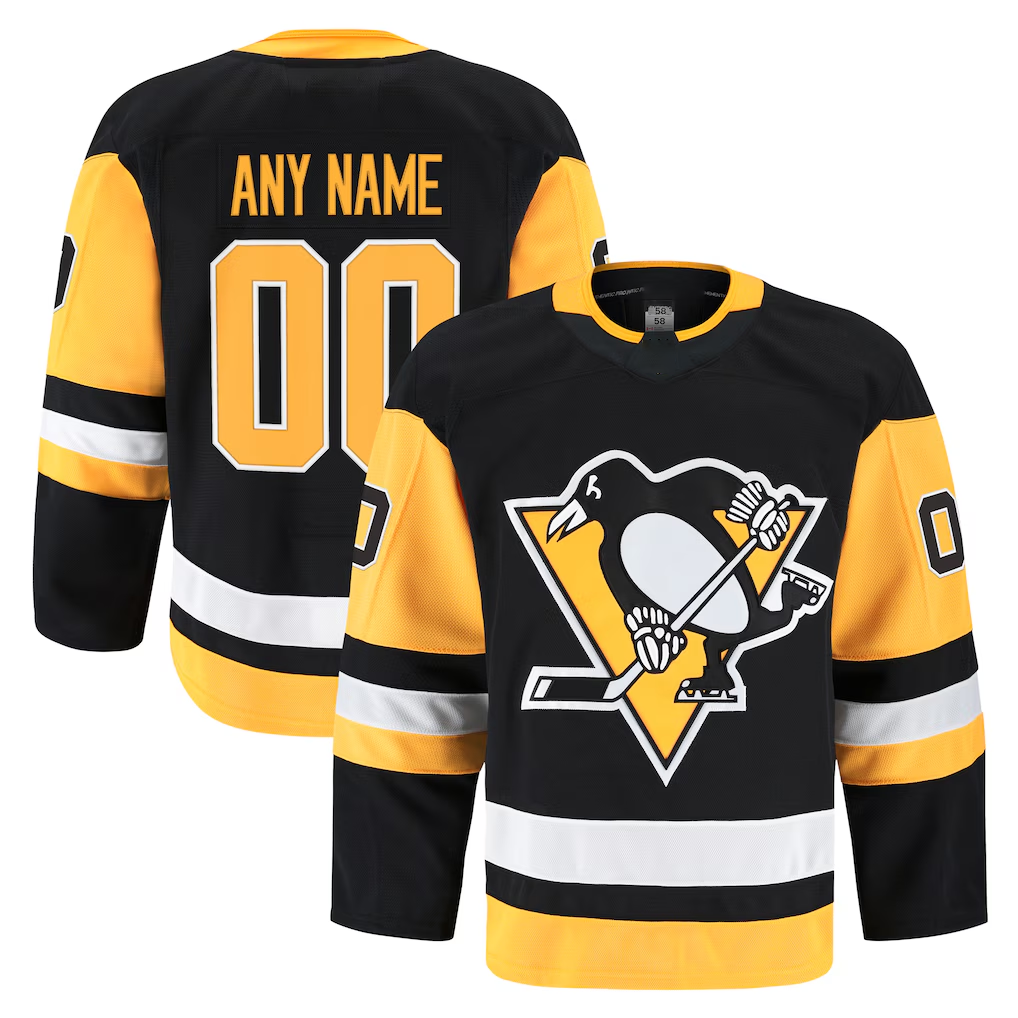 MyBoyd Custom P.Penguins Black Home Authentic Pro Jerseys