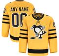MyBoyd Custom P.Penguins Gold Alternate Authentic Pro Jerseys
