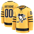 MyBoyd Custom P.Penguins Gold Alternate Premium Jerseys
