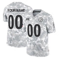 MyBoyd Custom P.Steelers Arctic Camo Limited Salute To Service Home Game Any Name & Numbers Stitched Jerseys