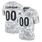MyBoyd Custom P.Steelers Arctic Camo Limited Salute To Service Home Game Any Name & Numbers Stitched Jerseys