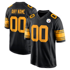 MyBoyd Custom P.Steelers Black Alternate Game Stitched Jerseys