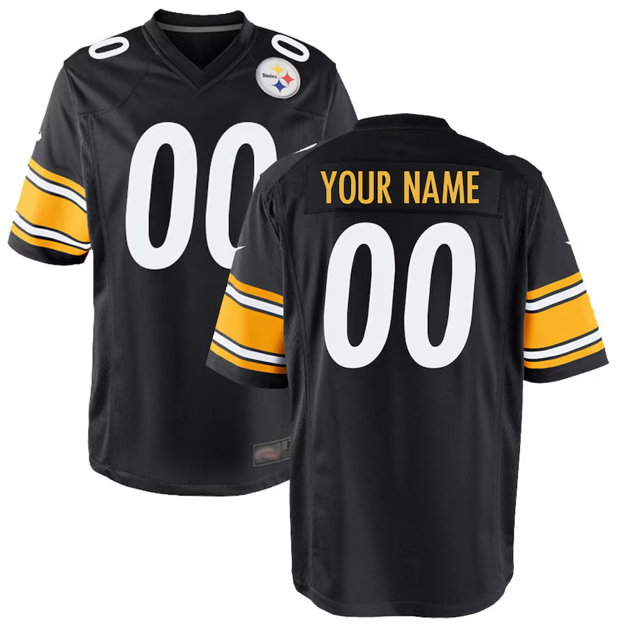 MyBoyd Custom P.Steelers Black Game Stitched Jerseys