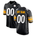 MyBoyd Custom P.Steelers Black Home Game Any Name & Numbers Stitched Jerseys