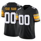 MyBoyd Custom P.Steelers Black Limited Alternate Vapor F.U.S.E. Home Game Any Name & Numbers Stitched Jerseys