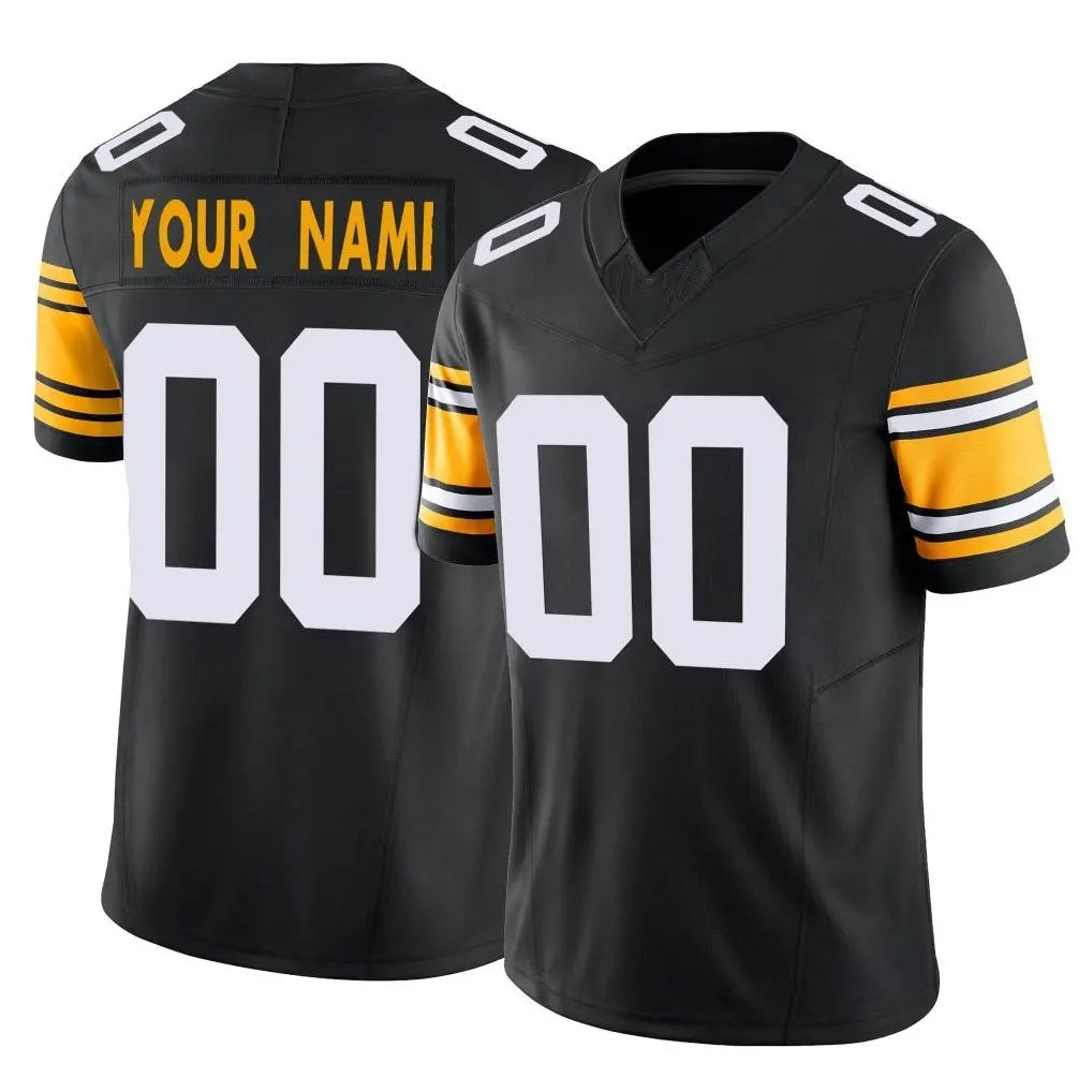 MyBoyd Custom P.Steelers Black Limited Alternate Vapor F.U.S.E. Home Game Any Name & Numbers Stitched Jerseys