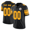 MyBoyd Custom P.Steelers Black Limited Color Rush Home Game Any Name & Numbers Stitched Jerseys