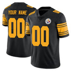 MyBoyd Custom P.Steelers Black Limited Color Rush Home Game Any Name & Numbers Stitched Jerseys